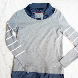 Tommy Hilfiger Knit Sweatshirt Blouse